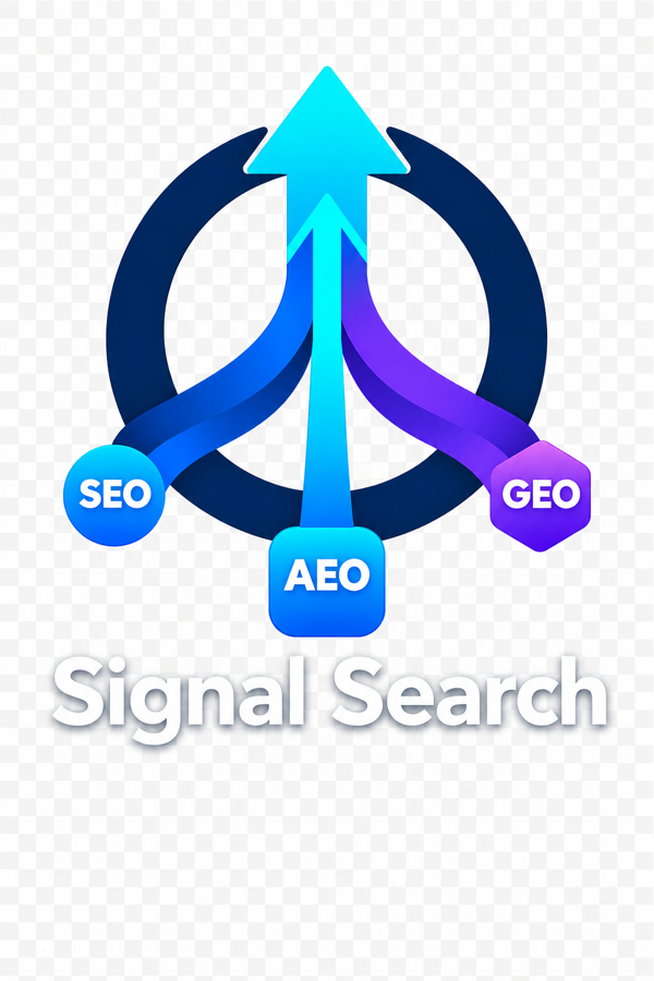 GEO Signal Search framework diagram